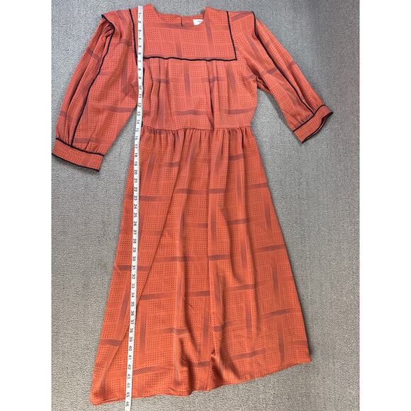 Franco Dress by Korea Midi Prairie Cottagecore Peasant Pioneer Trad Wife Small - Picture 8 of 8